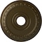 Ekena Millwork Munich Ceiling Medallion (Fits Canopies up to 5 5/8"), Hnd-Painted Brass, 17 1/2"OD x 3 5/8"ID x 1"P CM17MUBRS - alternate 1